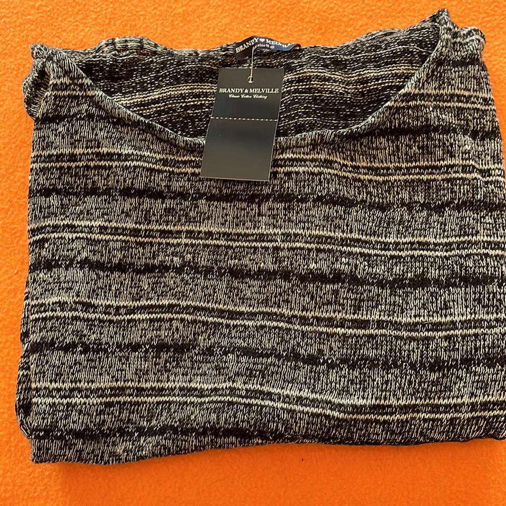 NWT BRANDY MELVILLE knit long sleeve top/thin sweater
